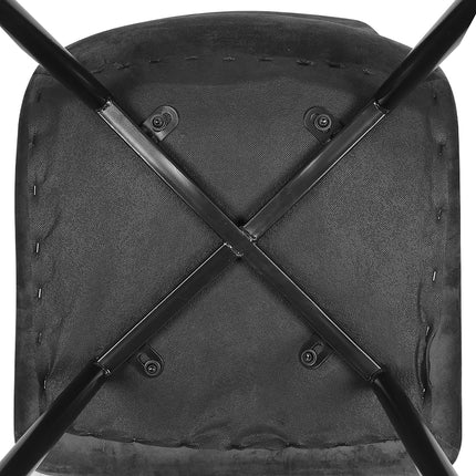 Levede 4x Dining Chairs Kitchen Velvet Grey-1973194074399838211