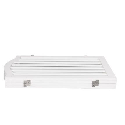 PaWz Wooden Pet Gate Dog Fence Safety White-1973193663785865219