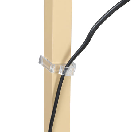 EMITTO Floor Lamp LED Storage Shelf Khaki-1973193956544090115