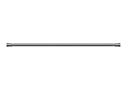 Marlow Satin Nickel Curtain Rod Steel Quiet Rail Pole Pommel Set Adjustable-1910112208935849987