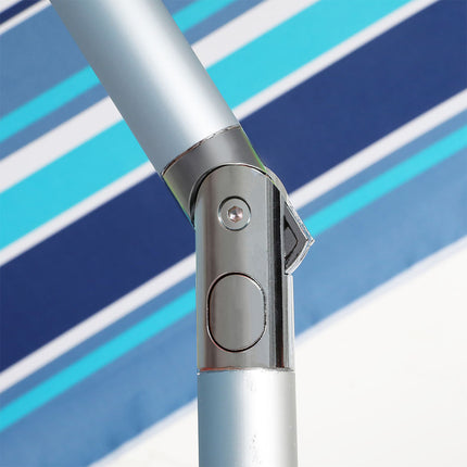 Mountview 2.2M Outdoor Beach Umbrellas Sand Blue-1973193499629195267