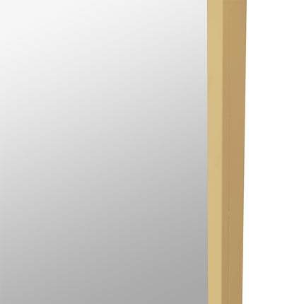 Yezi Floor Mirror Full Length Mirrors 1.8M Gold White-1973193813853868035