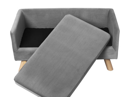 PaWz Pet Sofa Bed Dog Warm Soft Lounge Grey-1864184535252602883