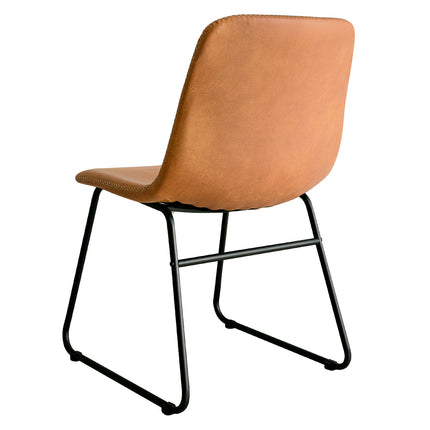 Levede 2x Dining Chairs Kitchen Table Brown-1975420498930176003