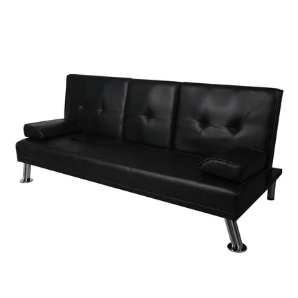 Levede Sofa Bed Adjustable Recliner Black-1975420502193344515