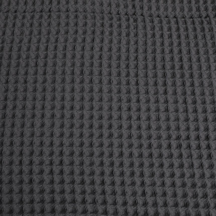 DreamZ Throw Blanket Cotton Waffle Blankets Grey Single-1973194040761520131