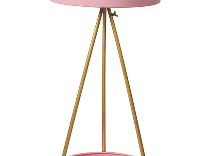 Levede Plant Stand 2 Tiers Outdoor Indoor Pink Gold Large-1864184723769790467