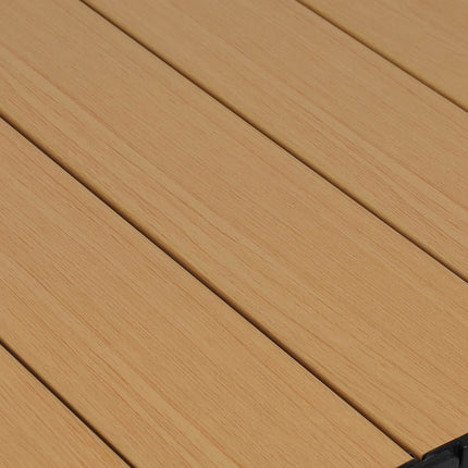 Levede Folding Camping Table Chair Set Oak-1975420437819166723