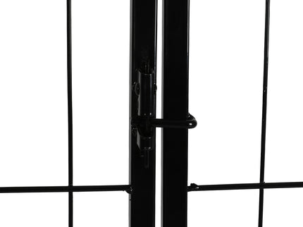 PaWz 8 Panel Pet Dog Playpen Puppy Exercise Black 4kg chicken-1910113003056009219