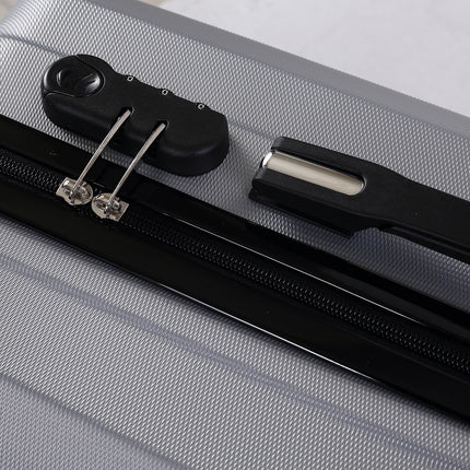 Slimbridge 2pcs 20"Travel Luggage Set Grey-1975420479338582019