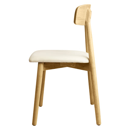 Levede 2x Dining Chairs Kitchen Chair Natural-1973194086072586243