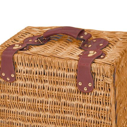 4 Person Picnic Basket Baskets Set Outdoor-1973193795138883587