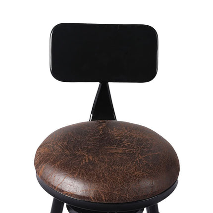 Levede 2x Bar Stool Kitchen Wooden PU-1963748915954192387