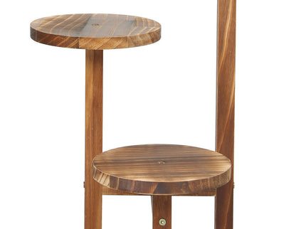 Levede 3-Tier Plant Stand Wood Wooden-1864184730652643331