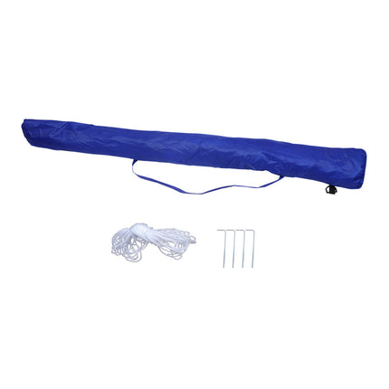 Mountview Beach Umbrella Outdoor Umbrellas Blue 2.33M-1973193757402730499