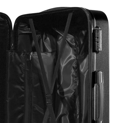 Slimbridge 20"24"28" 3PC Luggage Sets Black-1975420478185148419