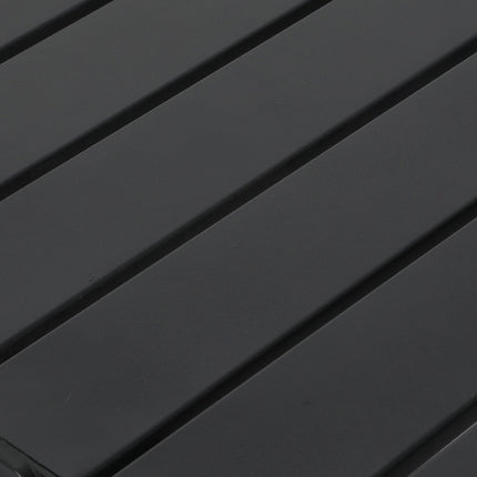 Levede Folding Camping Table Chair Set Black-1973194000894660611