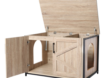 PaWz Enclosed Cat Litter Cabinet Box-1864184531976851459