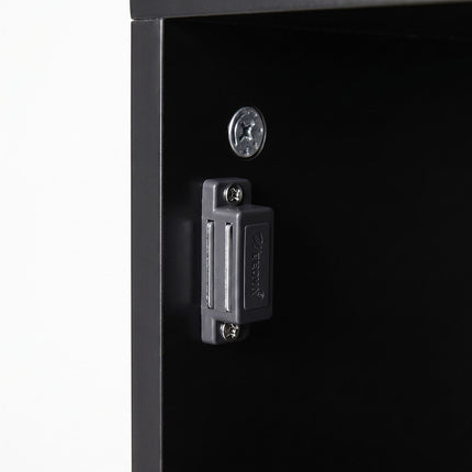 Levede Bathroom Cabinet Storage Slim Organiser Paper Holder Corner 78.5cm Black-2061251856520318979