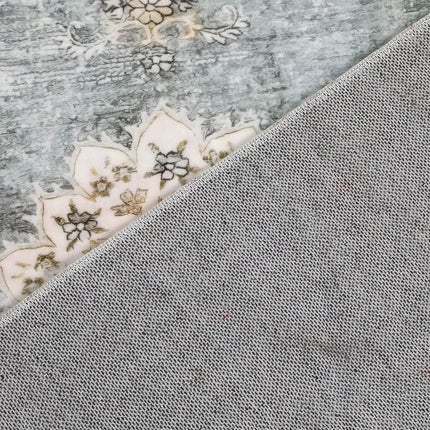 Marlow Floor Rug Short Pile Washable Vintage Carpet Soft Plush Non Slip 200x290-1973193450413232131