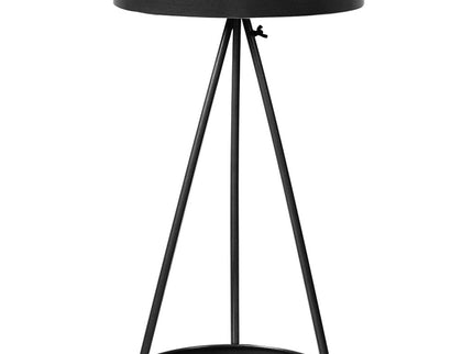Levede Plant Stand 2 Tiers Outdoor Indoor Black Medium-1864184724059197443