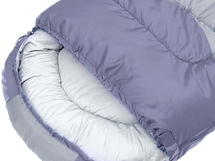 Mountview Single Sleeping Bag Bags Outdoor Grey-1864184695848308739