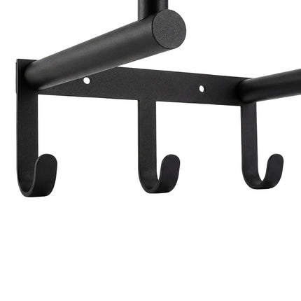 Levede Wall Mounted Towel Rack Towel Holder 3 Hooks Bathroom Towel Storage-2050059022073204739