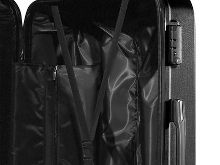 Slimbridge 20"24"28" 3PC Luggage Sets Black-1864184357602856963