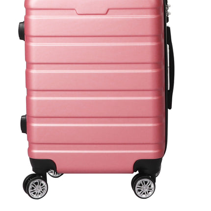 Slimbridge 20" Carry On Luggage Case Rose Gold 20 inch-1973193939502632963