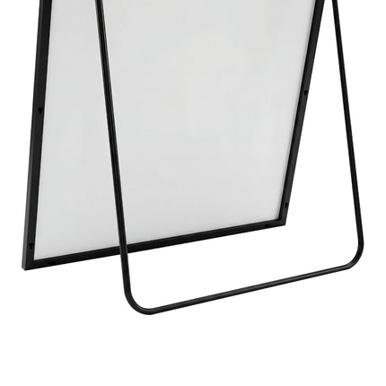 Yezi Rectangular Full Length Mirror 165x60cm Black Standing Floor Wall Leaning-2050059008307499011
