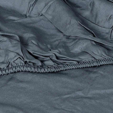Dreamz 4pcs King Size 100% Bamboo Bed Sheet Set in Charcoal Colour-1954802919740149763
