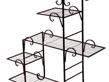 Levede Plant Stand Outdoor Indoor Metal Bronze-1894516827141312515