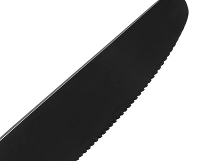 Stainless Steel Cutlery Set Travel Knife Black-1864184347029016579