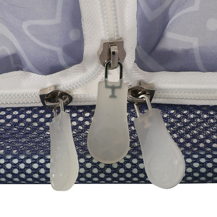 Dreamz Mosquito Bed Nets Foldable Canopy Square Blue-1954802841537351683
