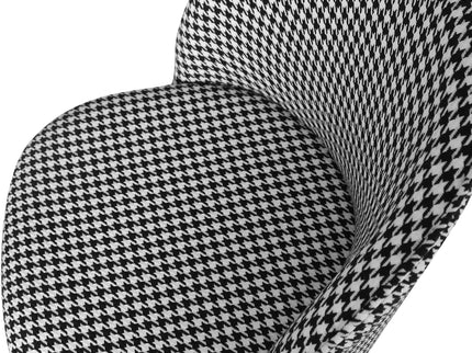 Levede 2x Dining Chairs Kitchen Cafe Black and White-1942353394387783683