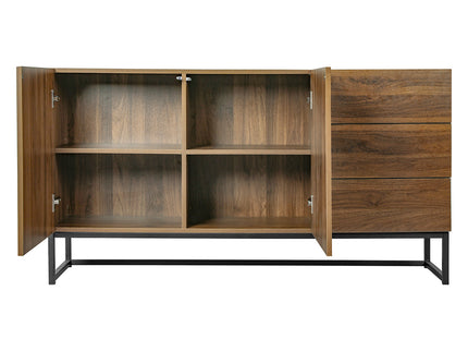 Levede Buffet Sideboard Storage Cabinet Walnut-1910113290999173123
