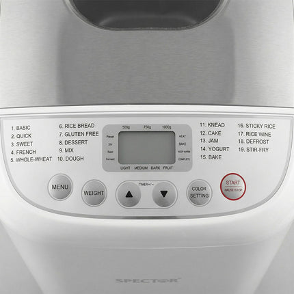 Spector Automatic Bread Maker Machine Oven Non Stick Bakehouse Kneading Mixing-2050056759778873347