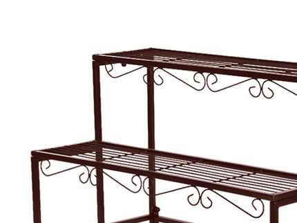 Levede Plant Stand 3 Tier Rectangle-1894516822007484419