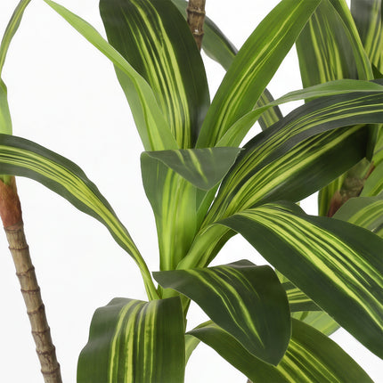 Lambu Artificial Dracaena Tree Lifelike Fake Leaves Artificial Plants Indoors-2050056792347643907
