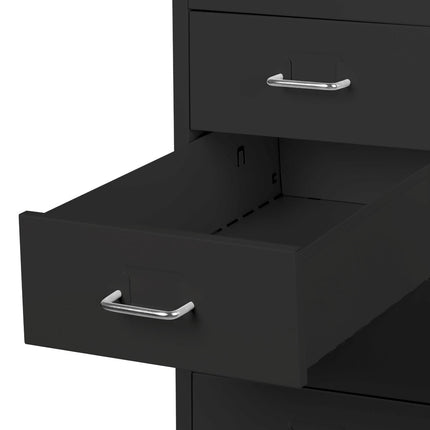 Levede 8 Drawer Office Cabinet Drawers Black-1973193873849192451