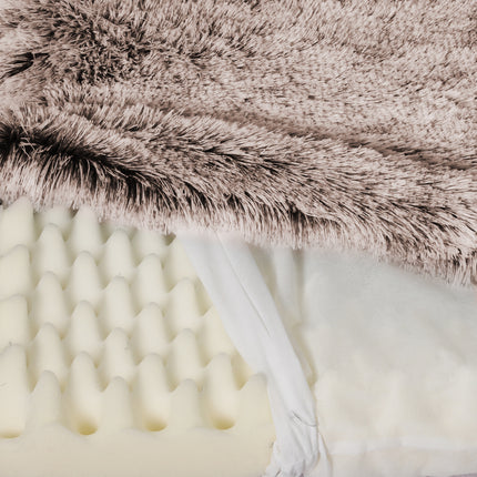 PaWz Dog Mat Pet Calming Bed Memory L Coffee Large-1973193658912083971