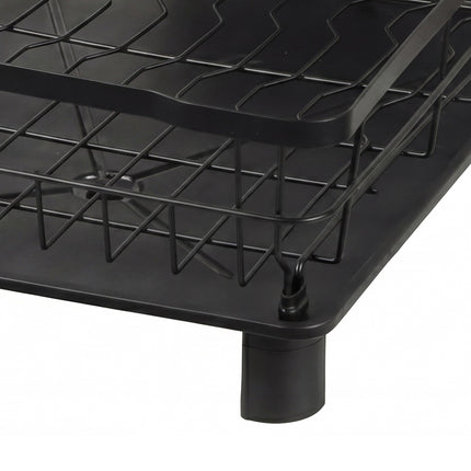 Toque 2 Tier Drying Rack Kitchen Organizer Storage Plate Drainer Cutlery Holder-2061251870420242435