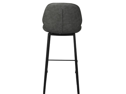 Levede 2x Bar Stool Barstools Counter Grey-1942353410850426883