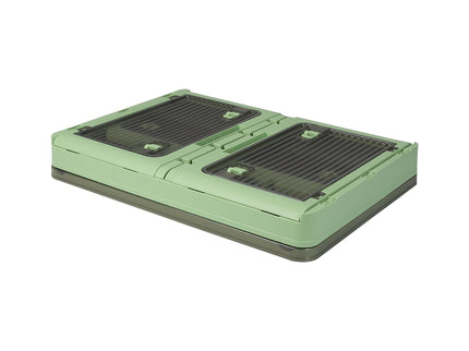 Storage Box Plastic Stackable Container L Green Large-1864184613778362371