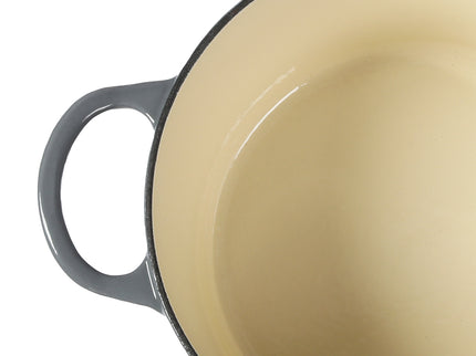 TOQUE 4L Enamel Dutch Oven Pot in Black Colour-1864184348161478659