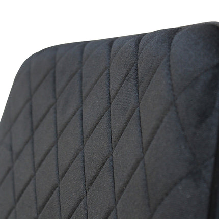 Dining Chairs x 4 Padded Seat Soft Velvet-1975420363932307459