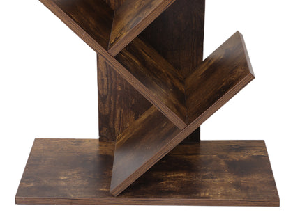 Levede Bookshelf Wooden Tree Bookcase-1910113287173967875