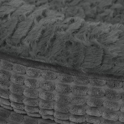 Pawz Orthopedic Plush Dog Bed Soft Washable Pet Bed Grey Cosy Cushion XL Size-2011971116867915779