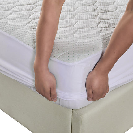 Dreamz Mattress Protector Topper Bamboo Queen-1973193965637341187