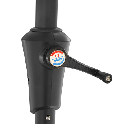 Centra 4M Double-sided Patio Umbrella Outdoor Umbrella Base Stand Khaki-1973193483254632451